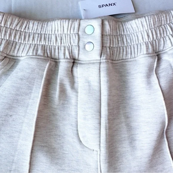 SPANX New Brushed AE Straight Legging in Heather Cream NWT Size S - Picture 4 of 16